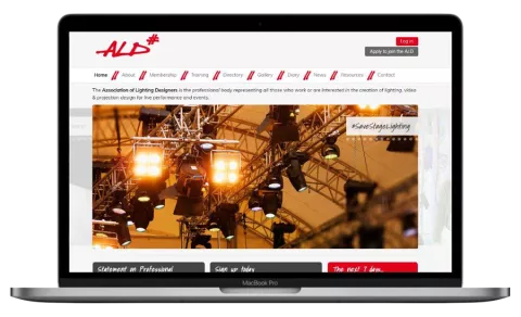 The Association Of Lighting Designers (ALD) website image